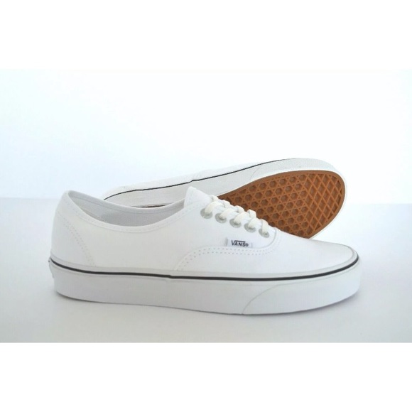 Vans Authentic eyelets white canvas sneaker shoes - Picture 6 of 12